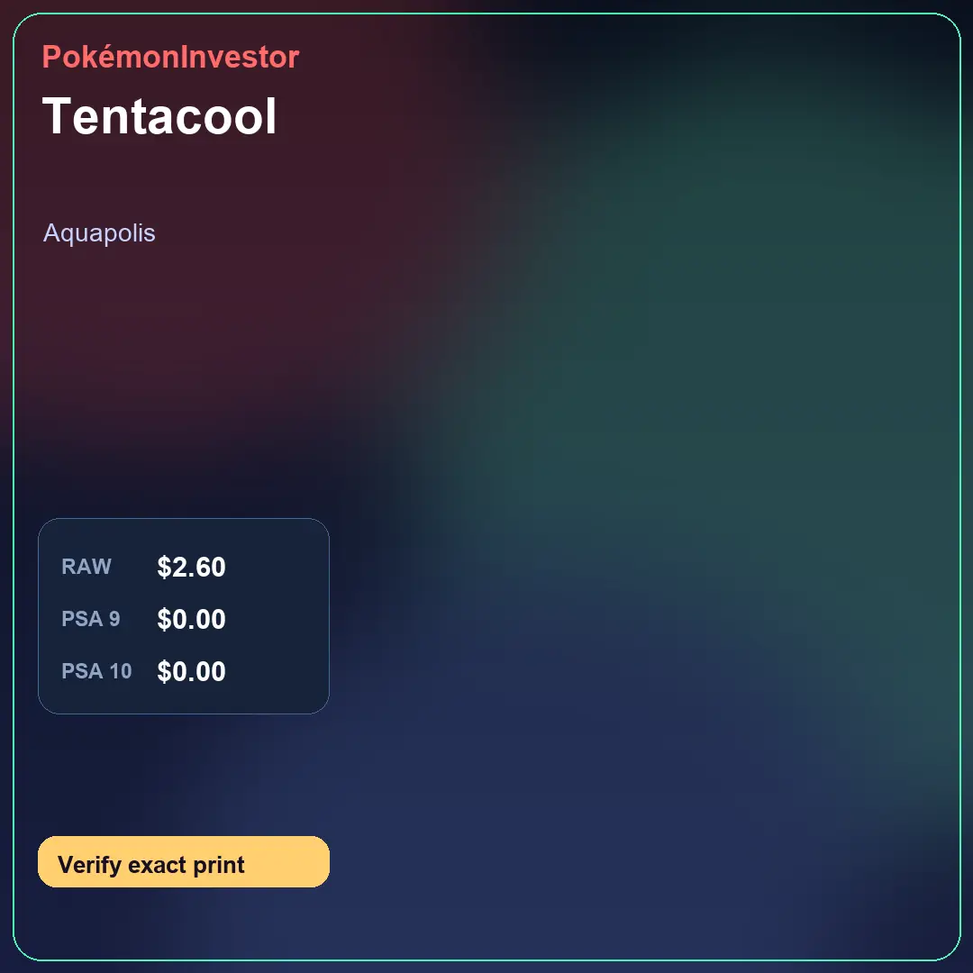 Card research image for Tentacool