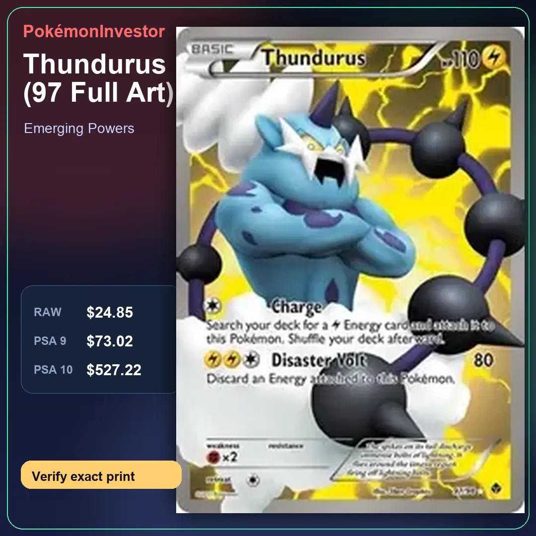 Card research image for Thundurus (97 Full Art)