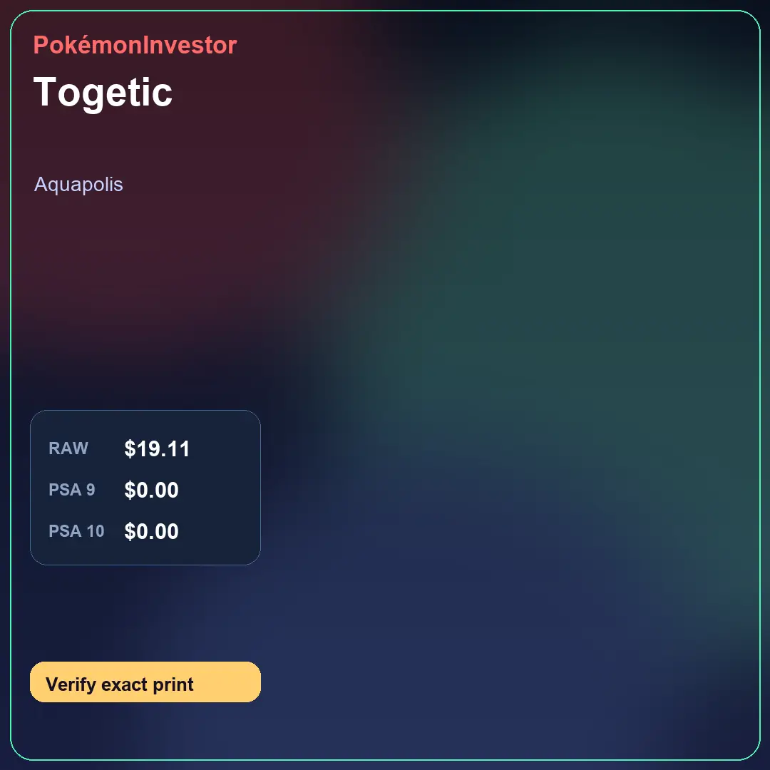 Card research image for Togetic