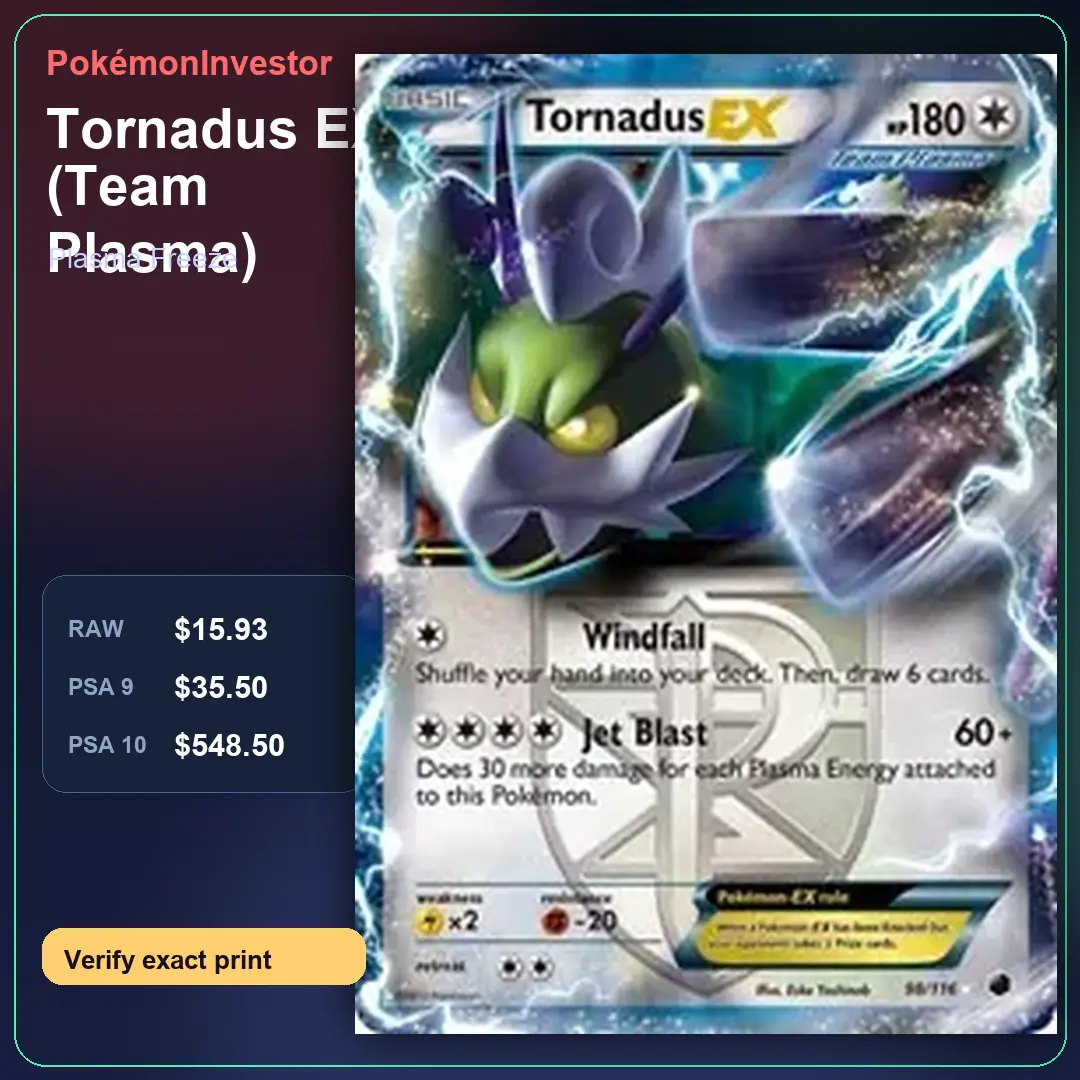 Card research image for Tornadus EX (Team Plasma)