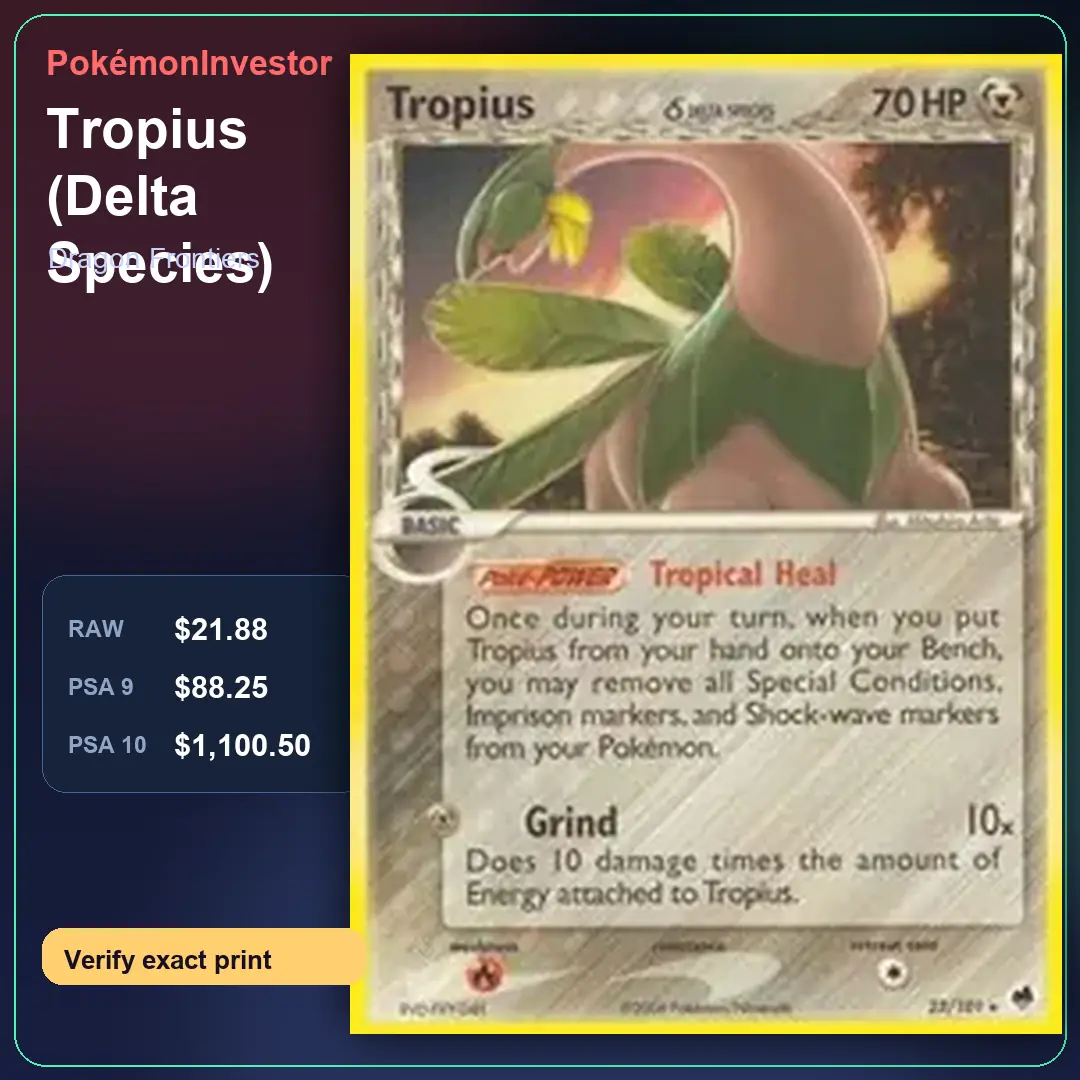 Card research image for Tropius (Delta Species)