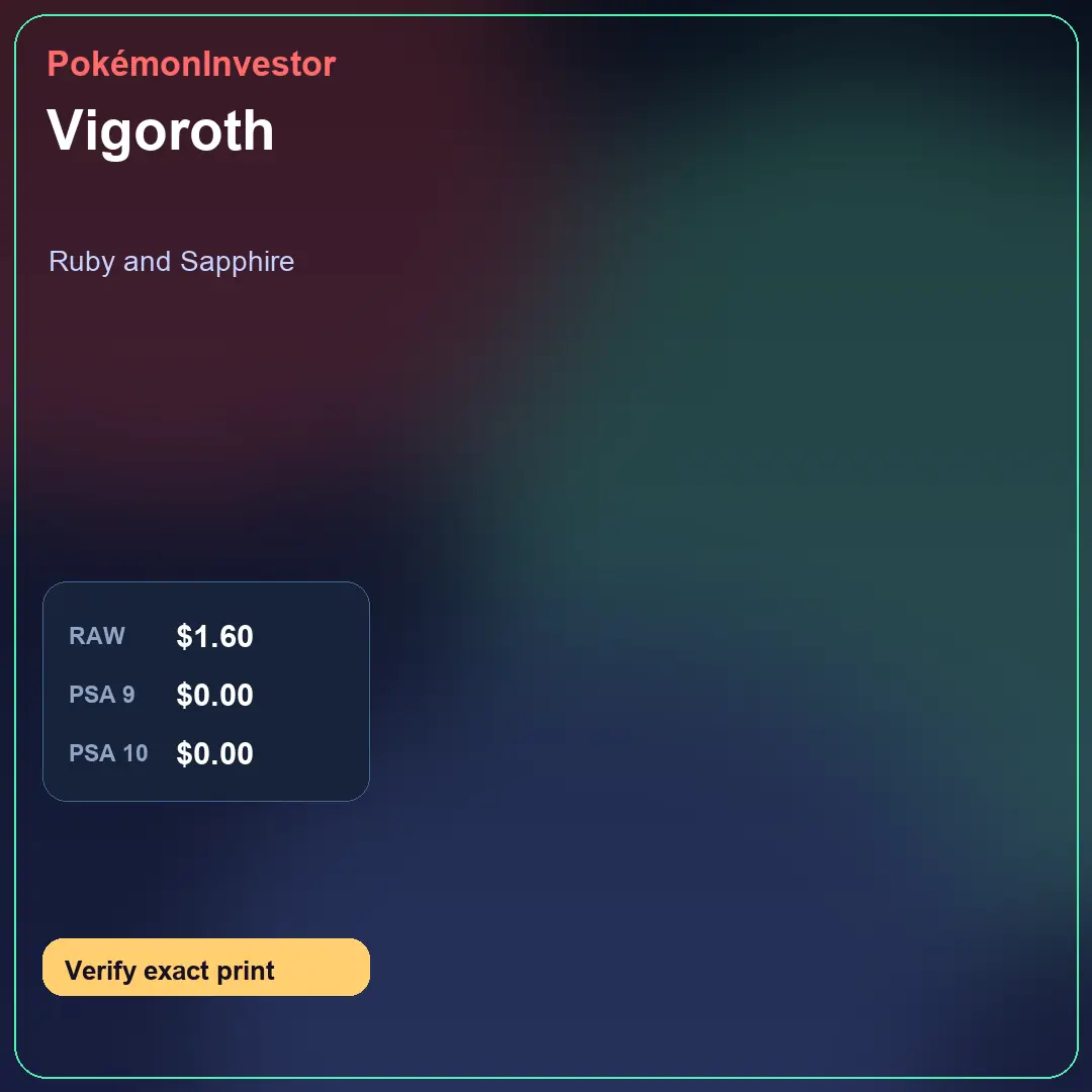 Card research image for Vigoroth