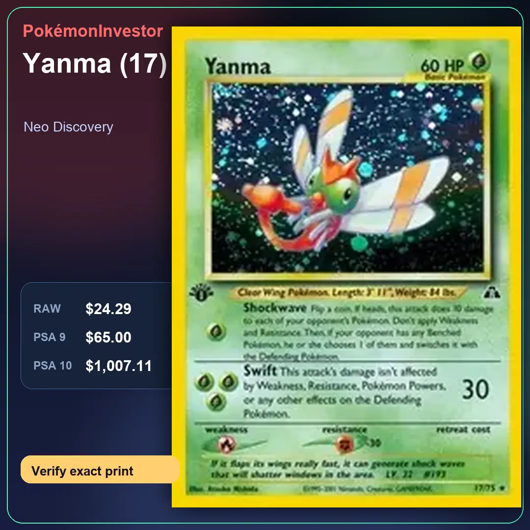 Card research image for Yanma (17)