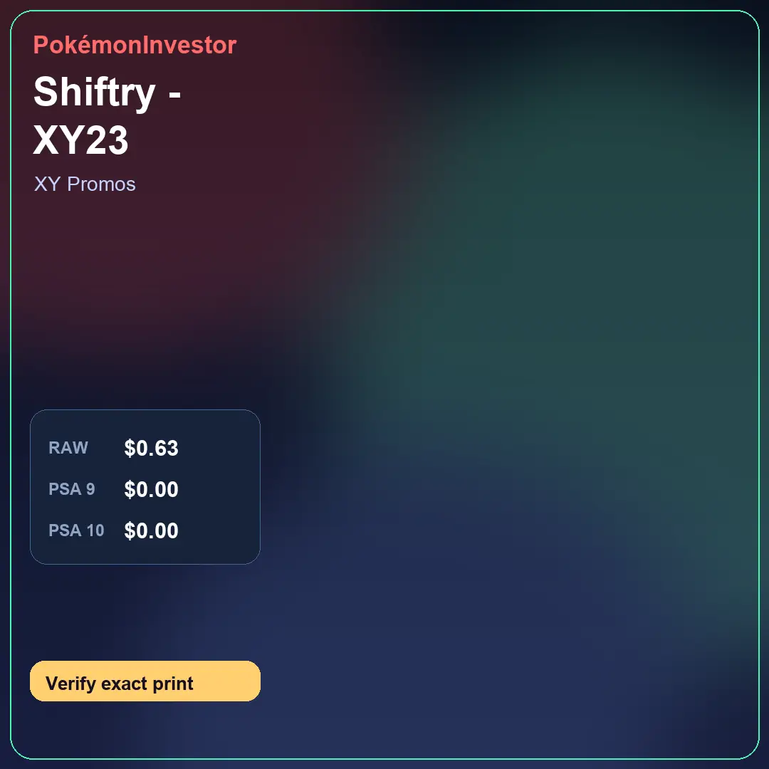 Card research image for Shiftry - XY23