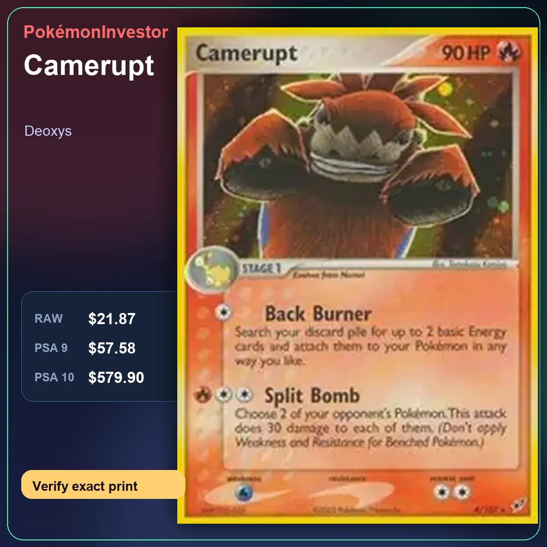 Card research image for Camerupt