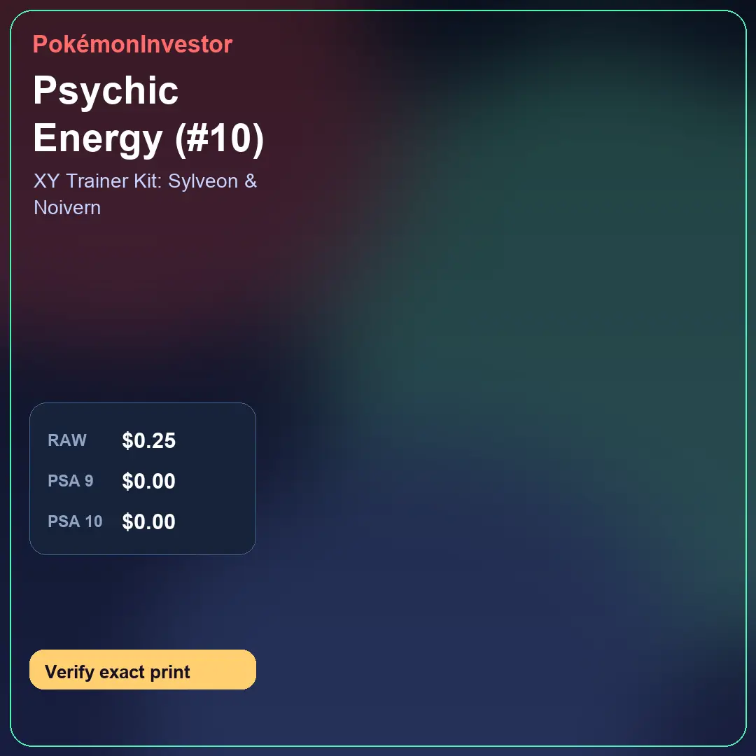 Card research image for Psychic Energy (#10)