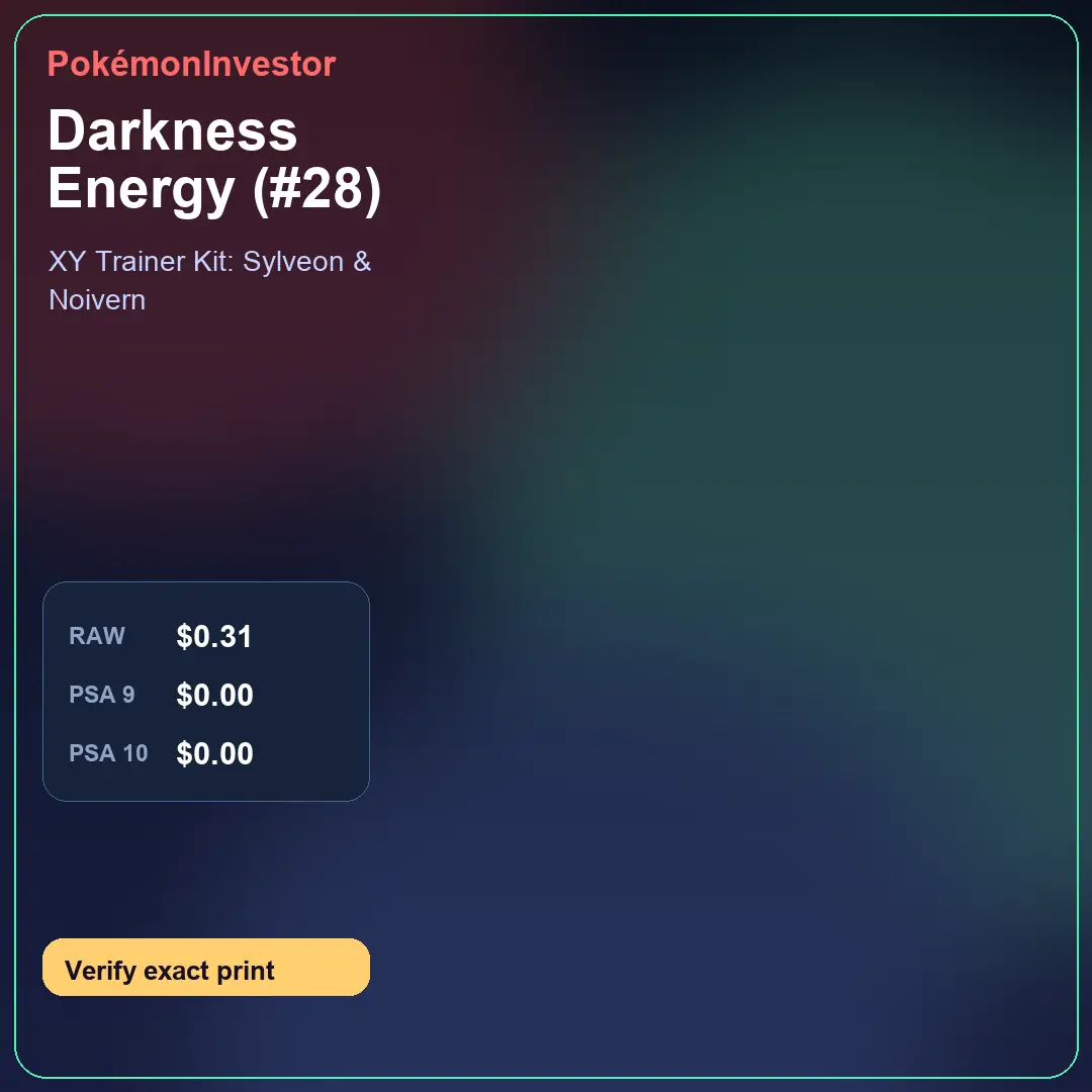 Card research image for Darkness Energy (#28)