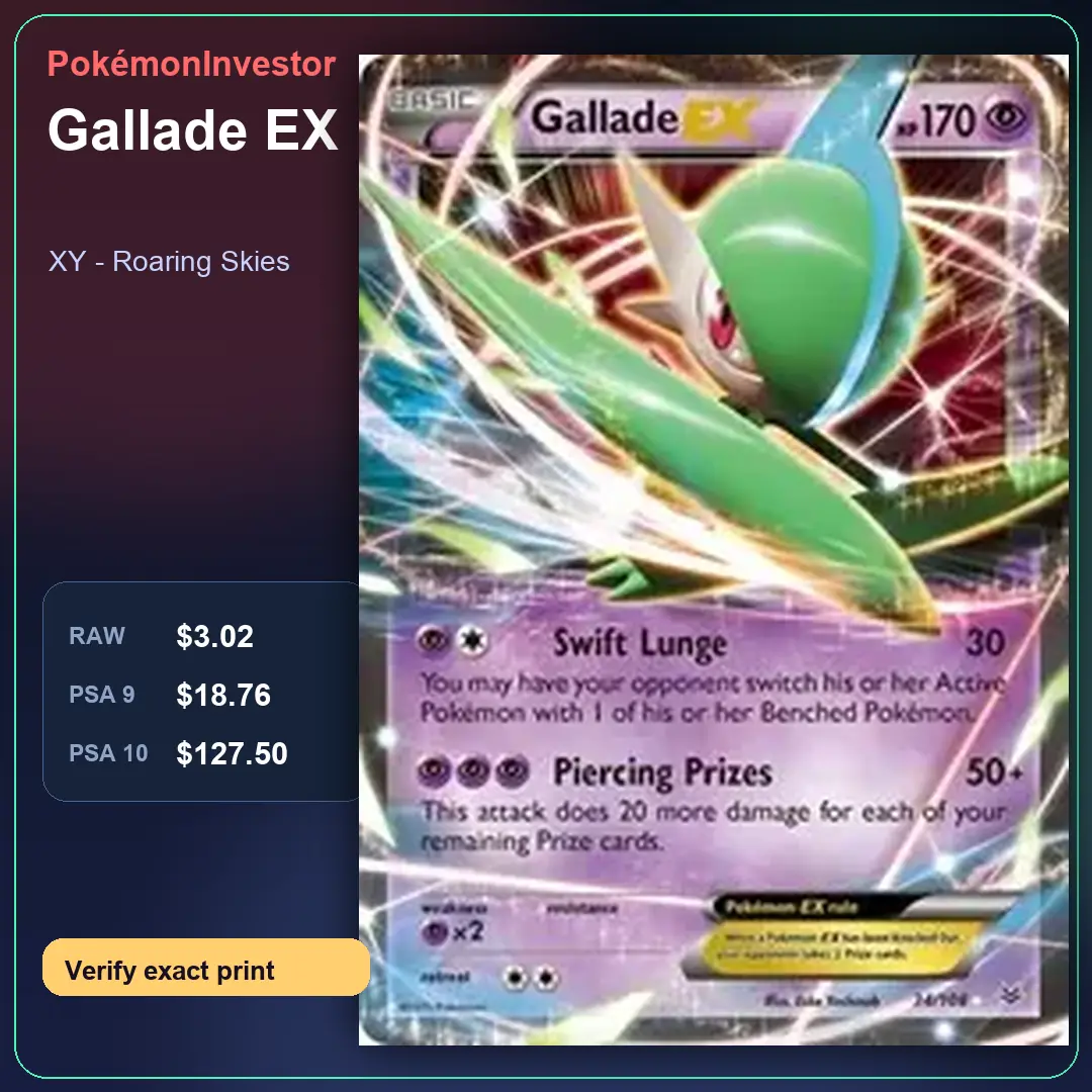 Card research image for Gallade EX