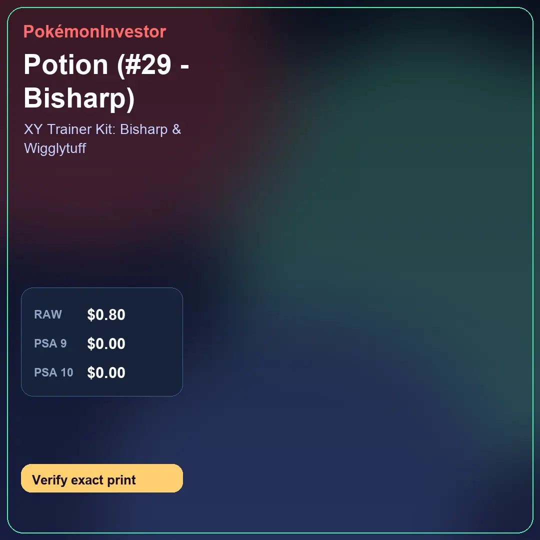 Card research image for Potion (#29 - Bisharp)